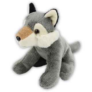 Obrázek z Vlk sedící plyš 14cm 